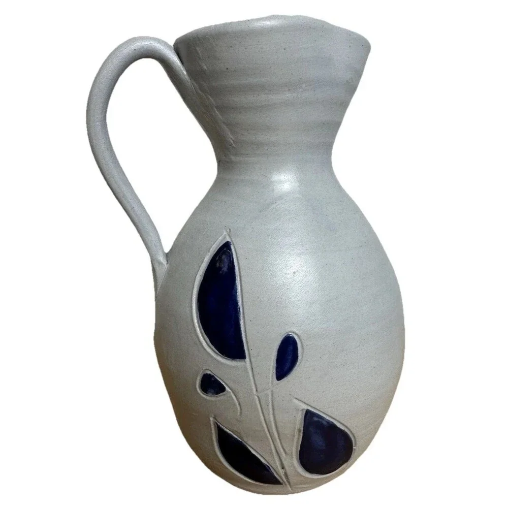 Williamsburg Pottery Salt Glaze Pitcher 7¼